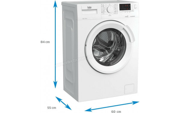 BEKO WUE8726XST - Dimensions