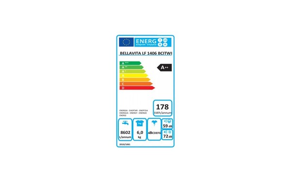 BELLAVITA LF 1406 BCITWI - &Eacute;tiquette &eacute;nergie