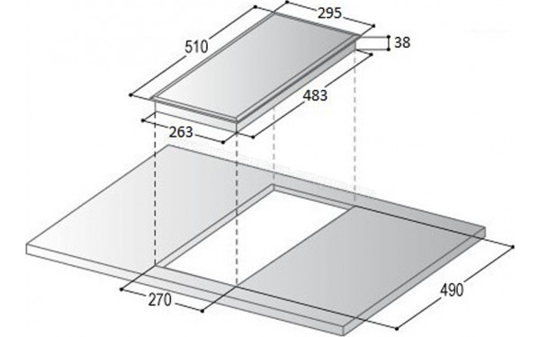BELDEKO TV2V-152 - Dimensions