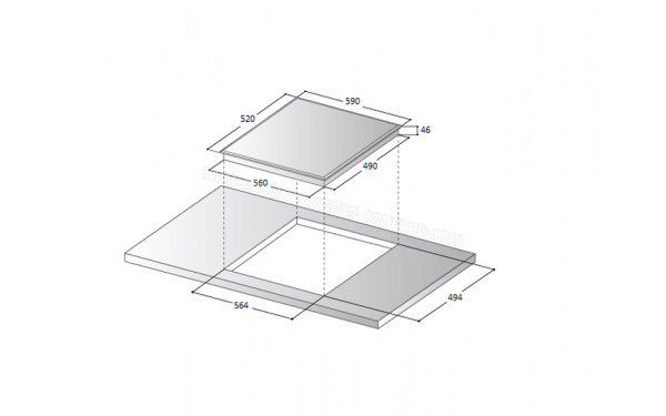 BELDEKO TV4V-114 - Dimensions