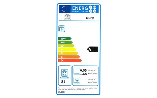 BERTAZZONI LA GERMANIA AM85C21DN - &Eacute;tiquette &eacute;nergie