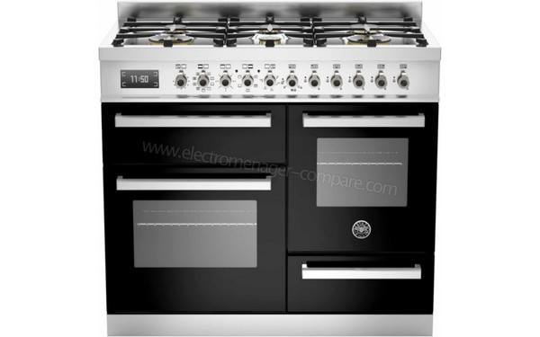 BERTAZZONI PRO 100 6 MFE T NE T - Vue de face  (cr&eacute;dit : Boulanger)