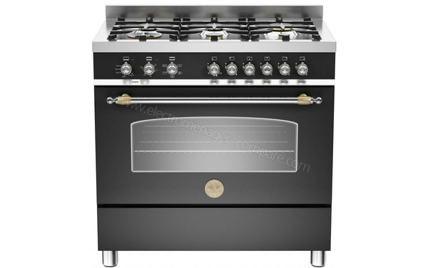 BERTAZZONI PRO 90 6 HYB S NE T - Vue de face