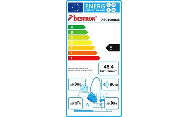 BESTRON ABG100AMG - &Eacute;tiquette &eacute;nergie