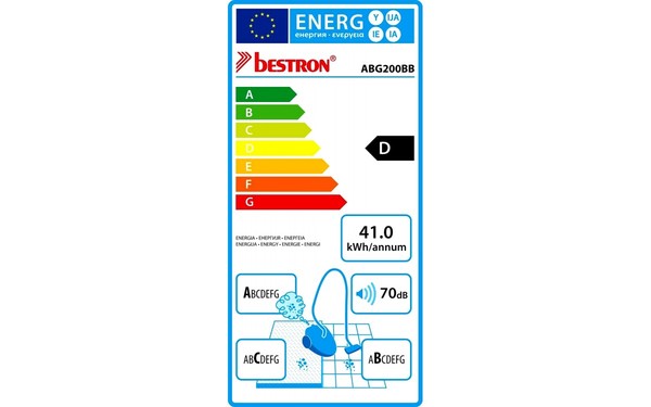 BESTRON ABG200BB - &Eacute;tiquette &eacute;nergie
