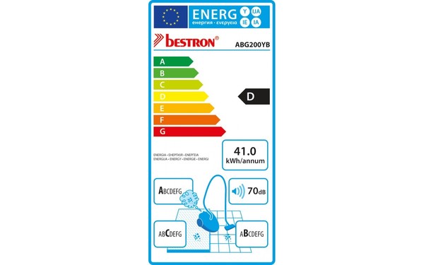 BESTRON ABG200YB - &Eacute;tiquette &eacute;nergie