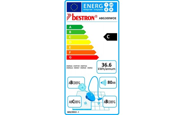 BESTRON ABG300WOE - &Eacute;tiquette &eacute;nergie