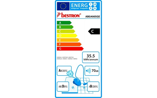BESTRON ABG400SGE - &Eacute;tiquette &eacute;nergie