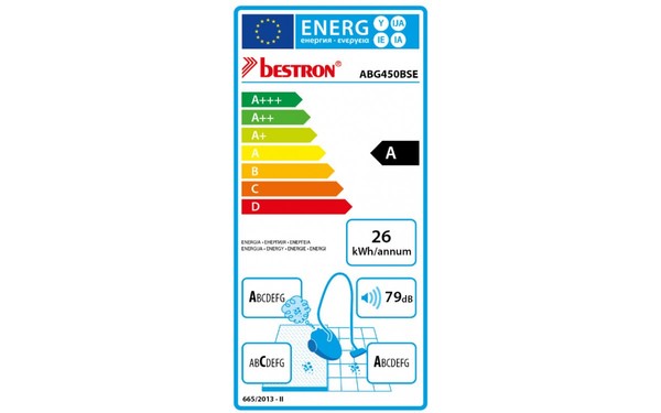 BESTRON ABG450BSE - &Eacute;tiquette &eacute;nergie
