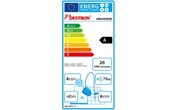 BESTRON ABG450RSE - &Eacute;tiquette &eacute;nergie