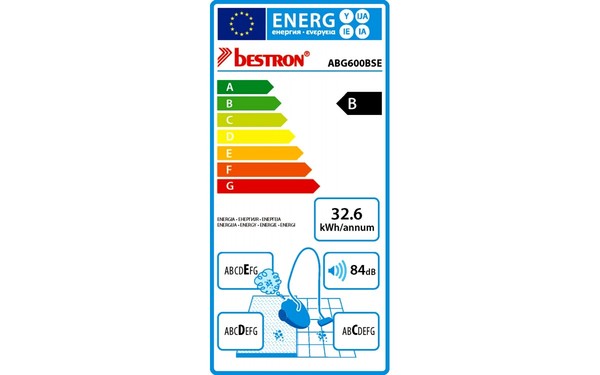 BESTRON ABG600BSE - &Eacute;tiquette &eacute;nergie