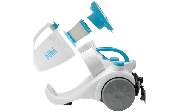 BESTRON ABL800WB - Vue de profil avec bac et filtres d&eacute;mont&eacute;s