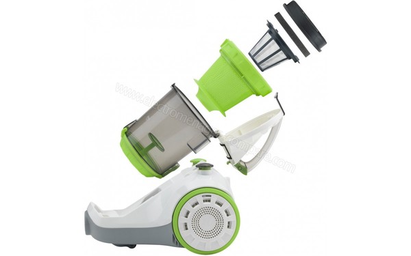 BESTRON ABL900WGE - Vue de profil avec bac et filtres d&eacute;mont&eacute;