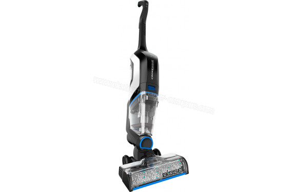 BISSELL CrossWave Max - Vue 3/4 gauche brosse zoom&eacute;e