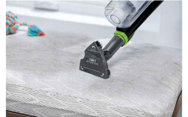 BISSELL MultiReach Active Pet 21V Vert - Vue de l'accessoire 3 en 1 pour animaux