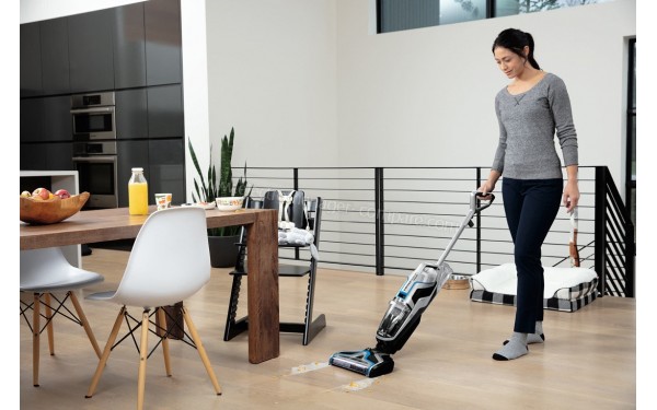 BISSELL CrossWave Cordless Argent - Mise en situation