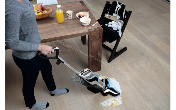 BISSELL CrossWave Cordless Argent - Mise en situation