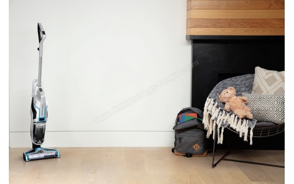 BISSELL CrossWave Cordless Argent - Mise en situation