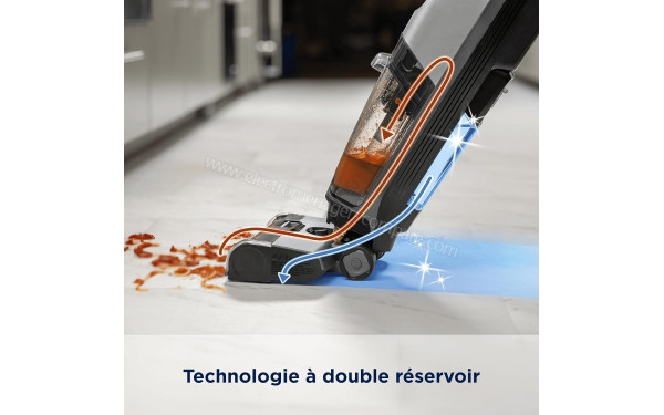 BISSELL CrossWave OmniForce - Technologie &agrave; double r&eacute;servoir