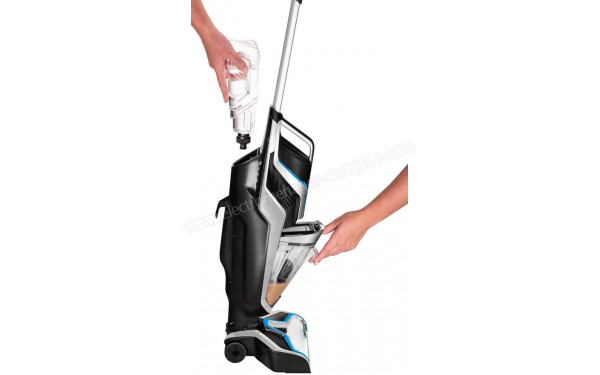 BISSELL Crosswave Pet Pro - Vue des deux bacs &agrave; eau