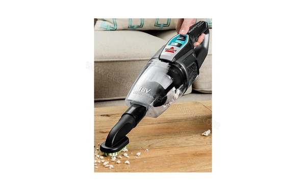 BISSELL MultiReach Essential 18V - Vue de l'aspirateur &agrave; main avec brosse
