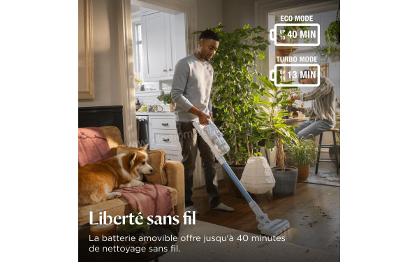 BISSELL PowerClean - Autonomie jusqu'&agrave; 40 minutes