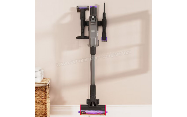 BLACK & DECKER BHFEA640WP-QW - Vue sur la station murale de chargement