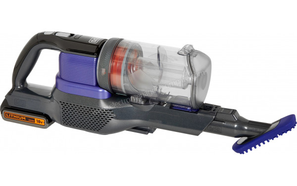 BLACK & DECKER BHFEV182CP-QW - Aspirateur &agrave; main vu 3/4 gauche