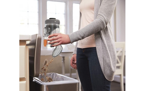 BLACK & DECKER BHFEV182C - Mise en situation vidange du r&eacute;servoir