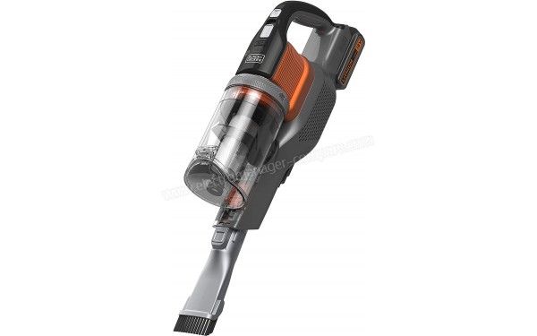 BLACK & DECKER BHFEV182C - Vue 3/4 droite aspirateur &agrave; main