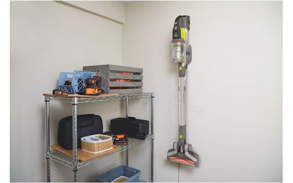 BLACK & DECKER BHFEV362DA - Vue sur la station murale de chargement