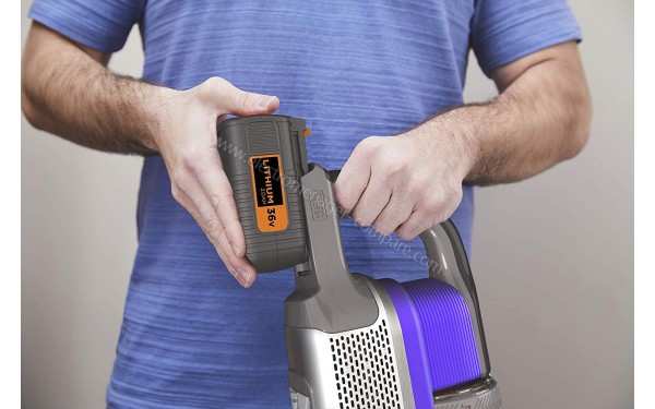 BLACK & DECKER BHFEV362DP - Montage batterie