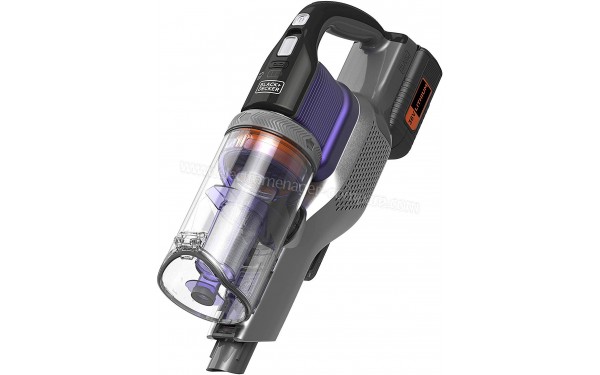 BLACK & DECKER BHFEV362DP - Vue 3/4 droite aspirateur &agrave; main