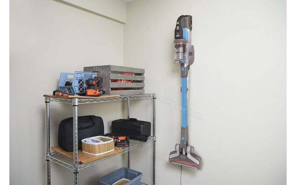 BLACK & DECKER BHFEV362D-QW - Vue sur la station murale de chargement