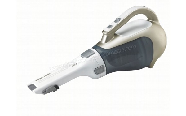 BLACK & DECKER DV1210N Dustbuster 12V - Vue 3/4 droite  (cr&eacute;dit : Boulanger)
