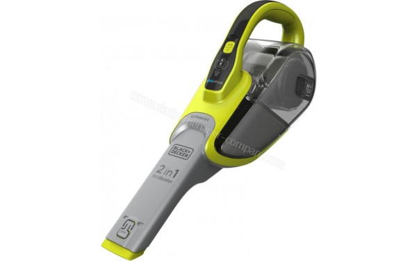 BLACK & DECKER FEJ520JFH - Vue 3/4 droite aspirateur &agrave; main (cr&eacute;dit : Boulanger)