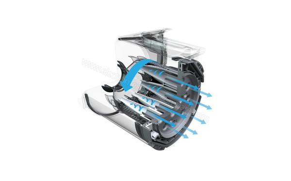 BLACK & DECKER HVFE2150L Balai 21.6V ORA Blanc - Syst&egrave;me multicyclonique