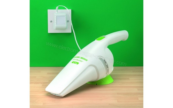BLACK & DECKER NV2400N Dustbuster 2.4V - En charge (support pos&eacute; sur plan)