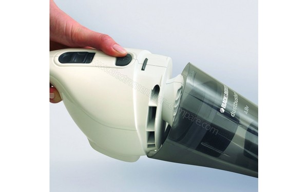 BLACK & DECKER NV4820N Dustbuster 4.8V - Bouton d'ouverture du bol