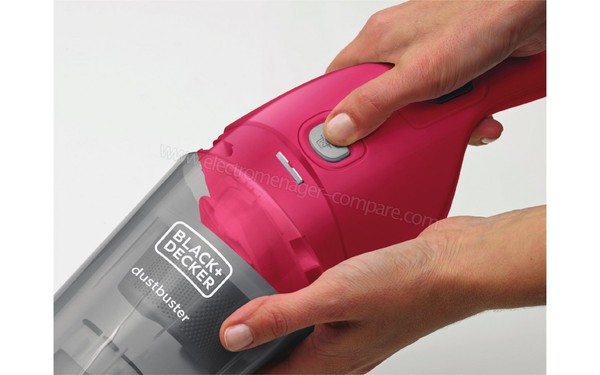 BLACK & DECKER NVB115WA Dustbuster - Bouton ouverture r&eacute;servoir