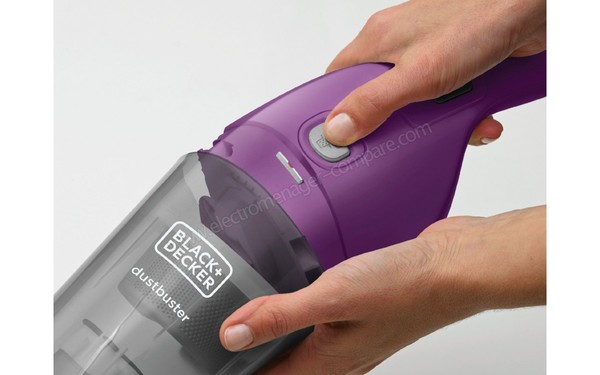 BLACK & DECKER NVB115W Dustbuster - Vidange du r&eacute;servoir