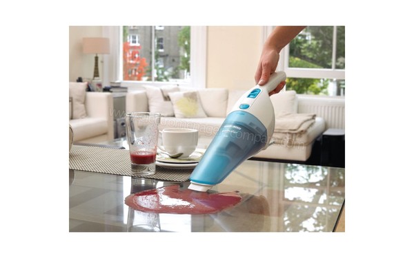 BLACK & DECKER NW4820N Dustbuster 4.8V - Utilisation sur liquide