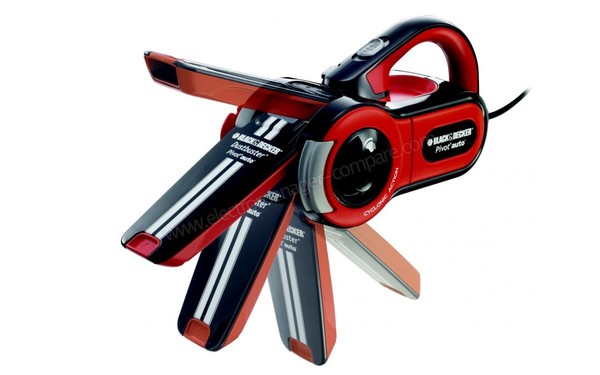 BLACK & DECKER PAV1205 Dustbuster Auto 12V - Nez pivotant