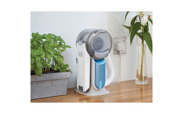 BLACK & DECKER PV1020L Dustbuster Pivot 10.8V - Vue avec base de chargement