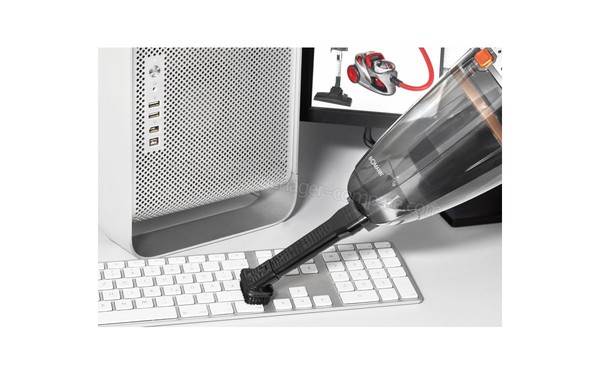 BOMANN AKS 713 CB - Vue 3/4 droite avec suceur long et brosse