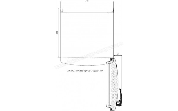 BOMPANI BODP266/R - Dimensions