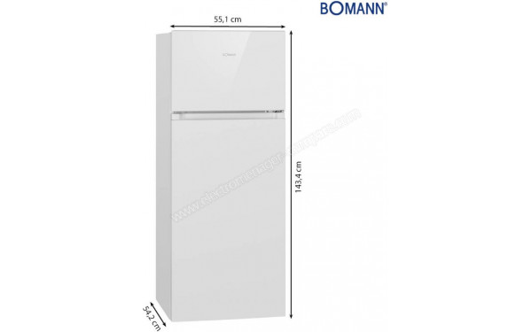 BOMANN DT 7318.1 Blanc - Dimensions