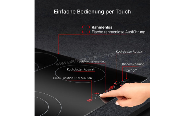 BOMANN EBK 7941 - &Eacute;cran tactile