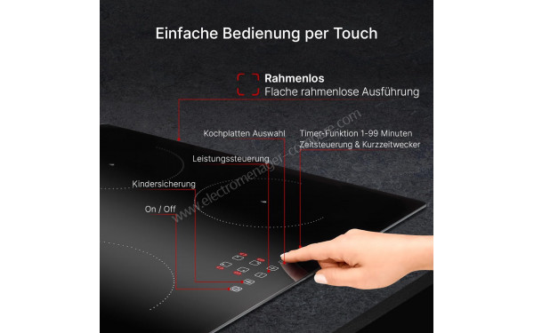 BOMANN EBKI 7942 - &Eacute;cran tactile