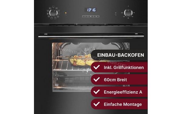 BOMANN EBO7911 Noir - Appareil encastr&eacute;